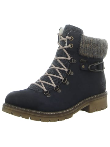 rieker Schnürstiefelette in blau