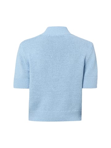 Someday Strickshirt Tavery Detail in hellblau - 0001