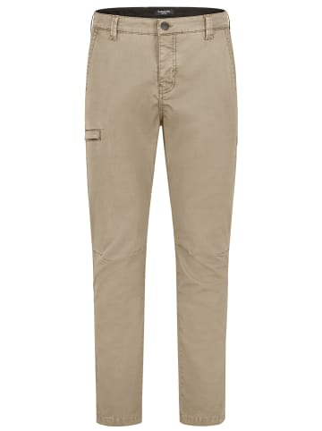 Sublevel Cargo-Hose mit Seitentasche und Reißverschluss in Beige