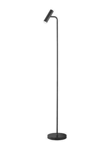 Schöner Wohnen Stehleuchte Stina in schwarz - (H) 154 cm x Ø 23 cm