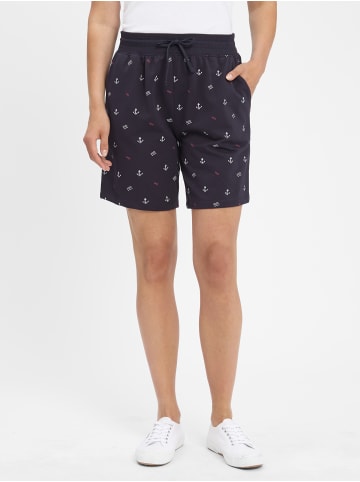 Franco Callegari Sweatshorts in marine weiß