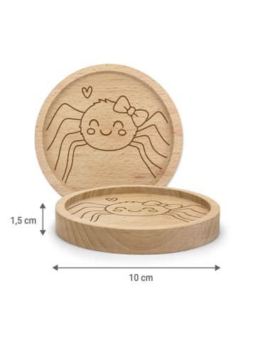 Mr. & Mrs. Panda tee untersetzer Spinne Agathe Freude ohne Spruch in Transparent