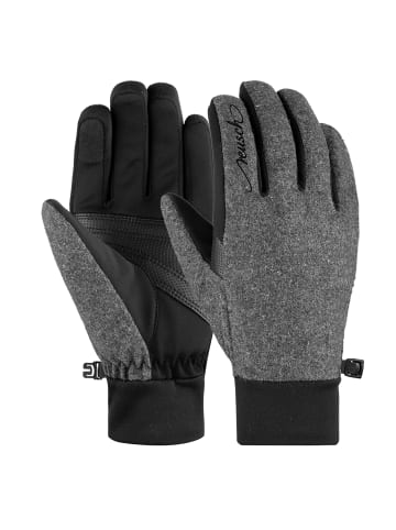 Reusch Fingerhandschuhe Saskia Touch-tec in 7711 black / grey alpine melan