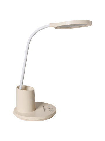 Beliani Büroleuchten VELA in Beige - (W) 16 x (H) 55 x (L) 16 cm