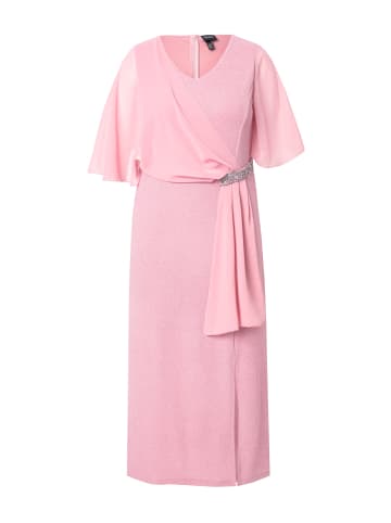 Ulla Popken Midikleid in zartrosa