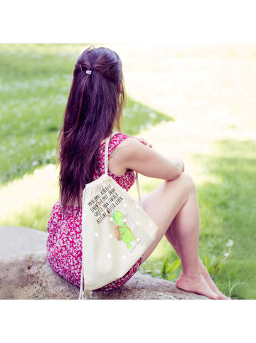 Mr. & Mrs. Panda Stoffrucksack Schildkröte Wanderer mit Spruch in Creme