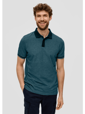 s.Oliver Polo-Shirt kurzarm in Petrol