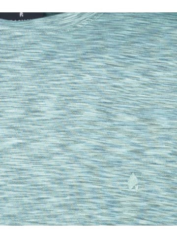 Ragman Softknit T-Shirt space dye in Grün