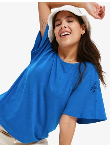 Roxy T-Shirt Time For Palm Tree in Blau