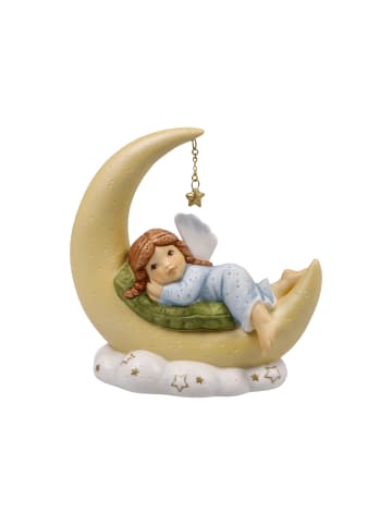 Goebel Schutzengel " Kuschelige Mondnacht " in Bunt