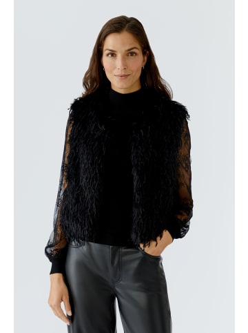 Oui Weste in black