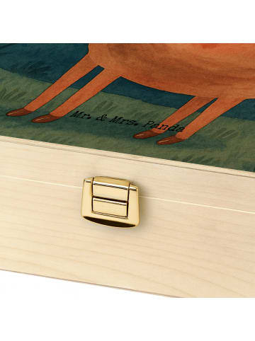 Mr. & Mrs. Panda Tee Box Sternzeichen Steinbock Design ohne Spruch in Weiß