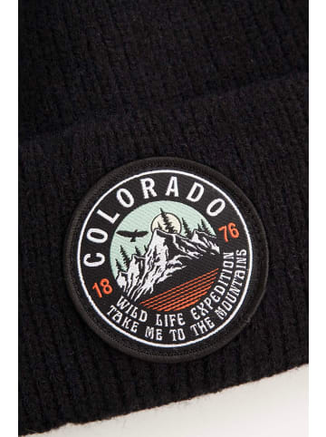 Coccodrillo Wintermütze in schwarz