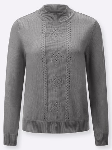 WITT WEIDEN Pullover in steingrau