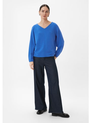 comma Sweatshirt langarm in Blau