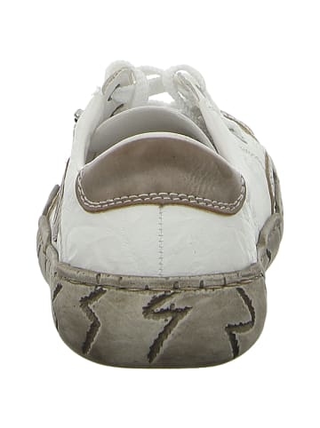 rieker Schnürschuhe in weiß-kombi