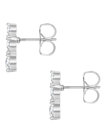 Lulu & Jane Ohrstecker aus Messing mit Zirkonia in silber
