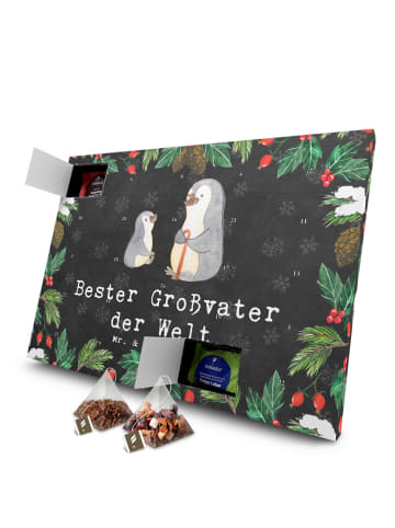 Mr. & Mrs. Panda Advents-Teekalender Pinguin Bester Großvater de... in Kreidetafel