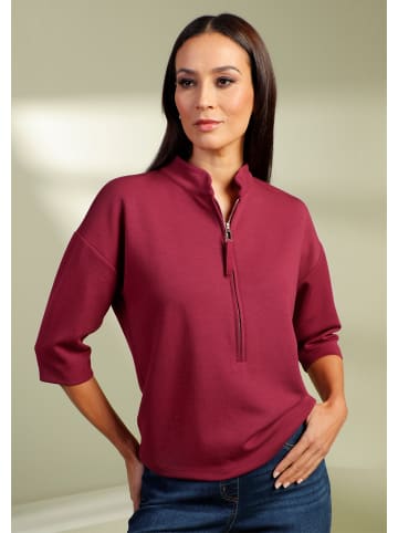 Heine Sweatshirt in dunkelrot