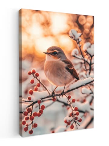 MuchoWow Leinwand Bilder Bernsteinfarben