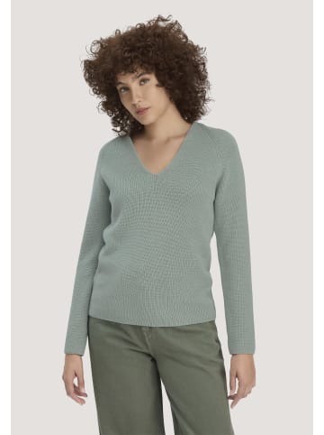 Hessnatur Strickpullover in mattgrün