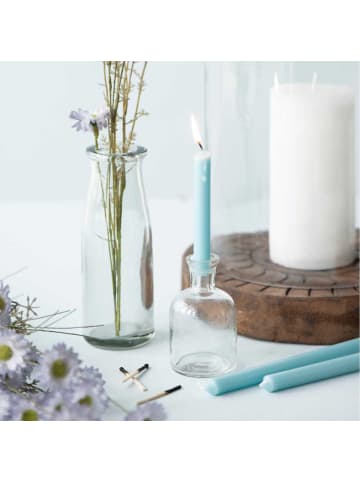 IB Laursen Kerzenhalter APOTHEKERGLAS für 1 DÜNNE Kerze 8x5 cm