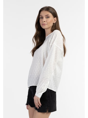 DreiMaster Vintage Damen Bluse in Wollweiss