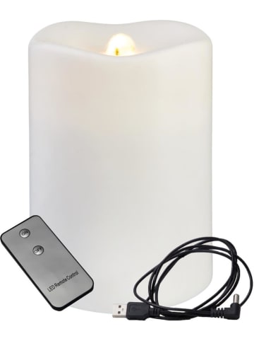 LED Dekokerze/Brunnen Quelle des Feuers USB/Batterie Timer Wasserkerze