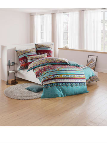 WITT WEIDEN Bettwäsche in türkis-terra-bedruckt