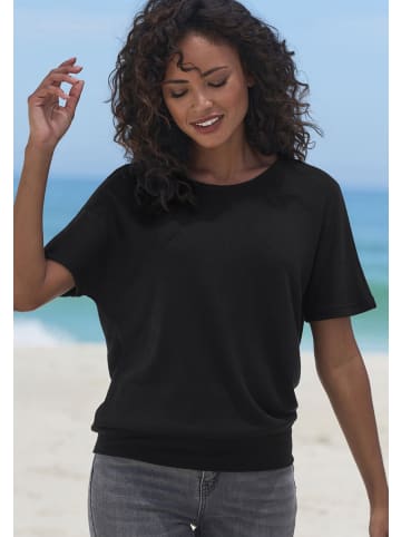 Vivance by Lascana Kurzarmshirt in schwarz
