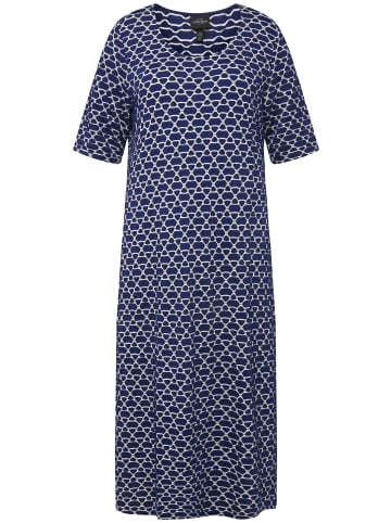 Ulla Popken Jerseykleid in tiefblau