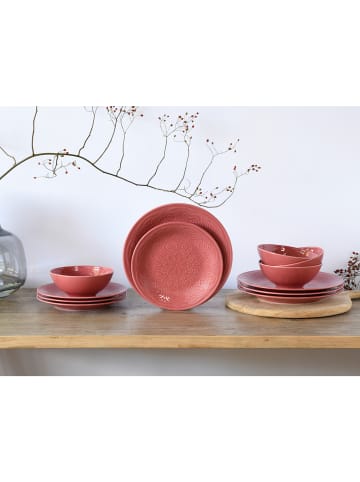 CreaTable Orient  Mandala Teller Set in Rot in Rot