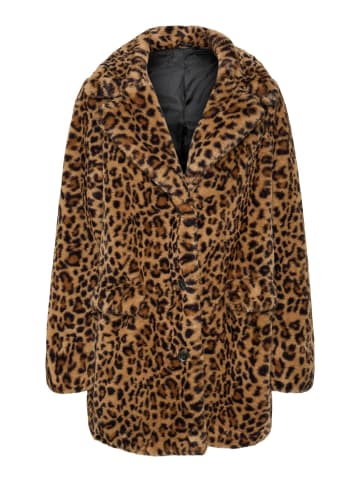 Vero Moda Kunstpelzjacke in Tigers Eye