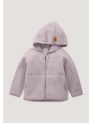 Hessnatur Fleece-Jacke in mattrosa