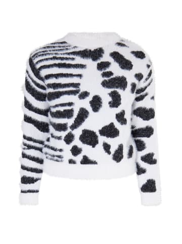 myMo KIDS Mädchen (Kids) Strick Pullover in Weiss