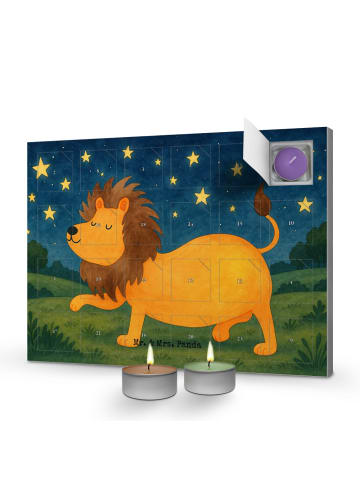 Mr. & Mrs. Panda Adventskalender Sternzeichen Löwe Design ohne S... in Weiß