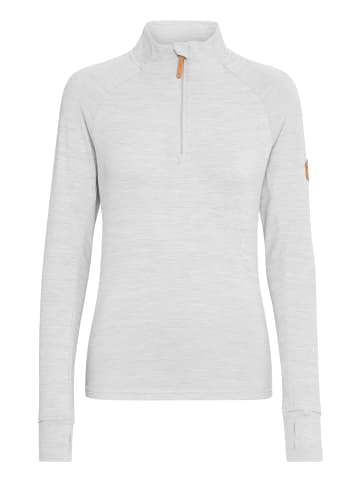 North Bend Sweatshirt NBKabea W 243208MMM atmungsaktives Sweatshirt mit Reißverschluss in Grau