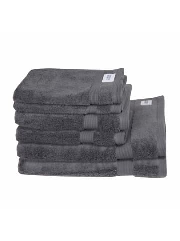 Schöner Wohnen Kollektion Handtuch aus 100 % Baumwolle im 6er Set in Grau