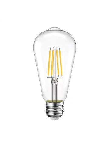 Licht-Erlebnisse E27 LED-Leuchtmittel in Warmweiß EEK E A bis G Ø 6.4 cm in Klar