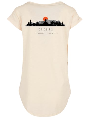 F4NT4STIC Long Cut T-Shirt Escape Discover the World Asian Town in Whitesand