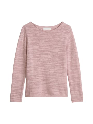 Marc O'Polo Slub-Pullover slim in Mild Rose