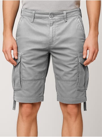 EGOMAXX Cargo Shorts Bermuda mit Taschen in Hellgrau