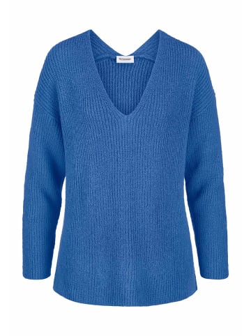 Hessnatur Strickpullover in kornblume