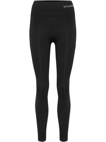 Hummel Hummel Leggings Hmltif Yoga Damen Dehnbarem Schnelltrocknend Nahtlosen in BLACK