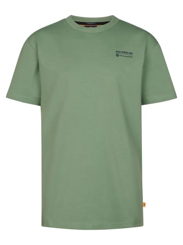Petrol Industries T-Shirt mit Rückenprint Charro in Grün