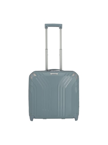 travelite Elvaa 2 Rollen Businesstrolley 44 cm Laptopfach in blaugrau