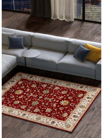Atticgo Kurzflor-Teppich CLASSIC in rot