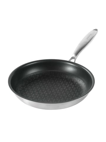 Stoneline Edelstahlpfanne Bratpfanne | ohne Deckel in Silber