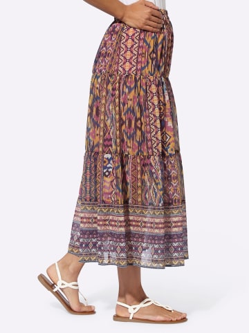WITT WEIDEN Stufenrock in erika-bedruckt