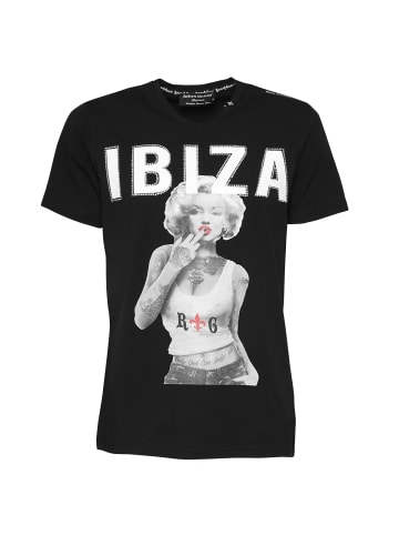 Roberto Geissini Ibiza T-Shirt Schwarz Unisex
